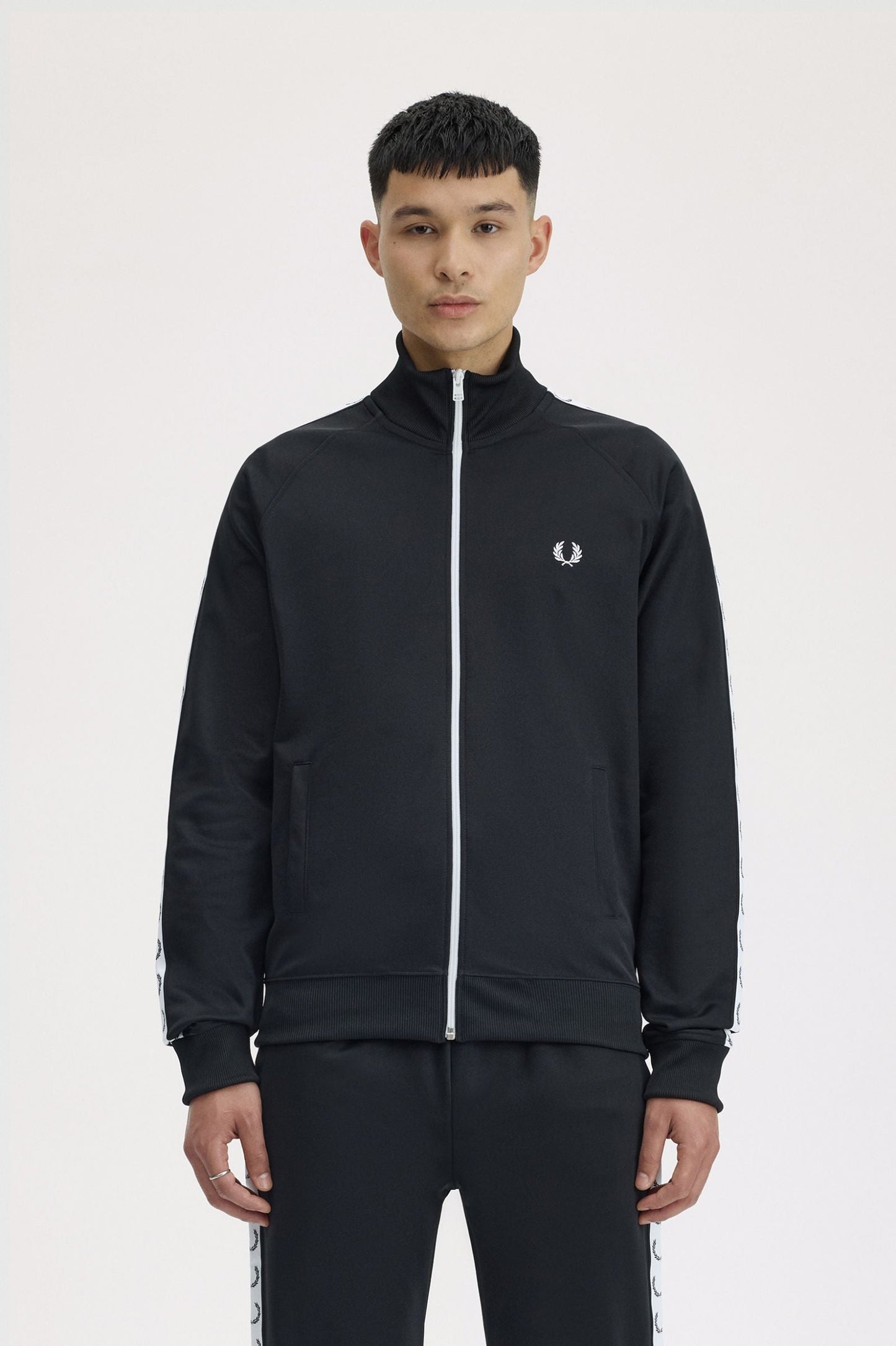 Taped track Jacket nera