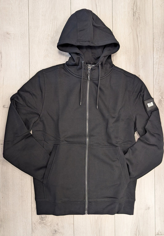 Felpa Paredes full zip nera