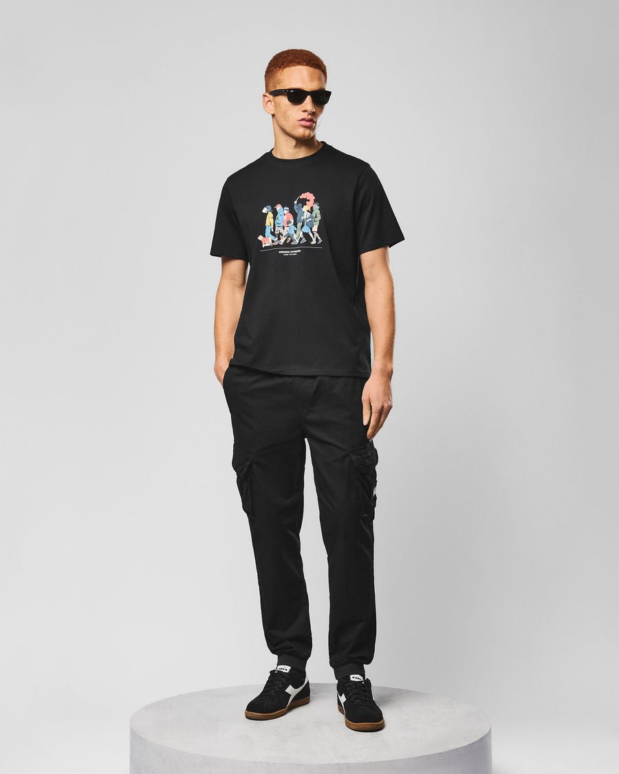 T-shirt Everyone nera