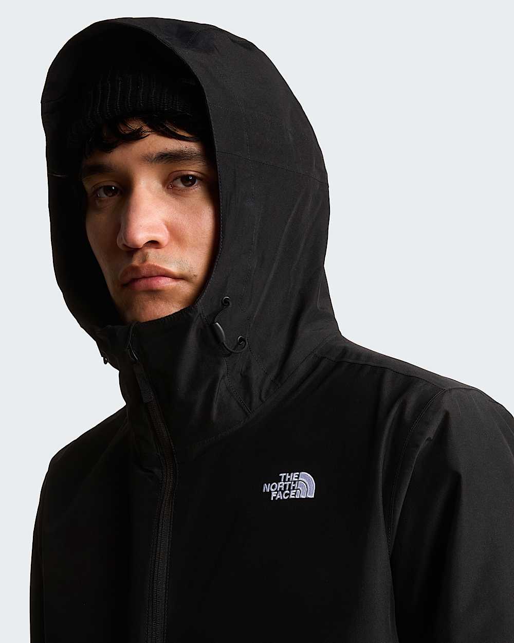 Carto mono triclimate hooded jacket nera