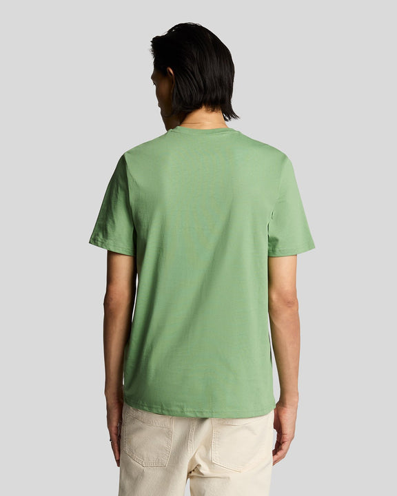 Plain t-shirt smoke green
