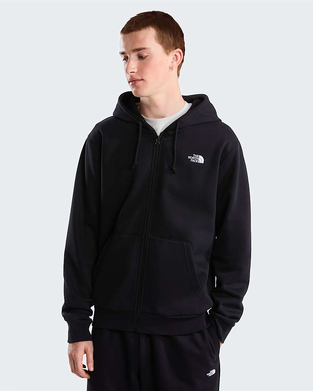 Felpa full zip simple dome Evolution nera
