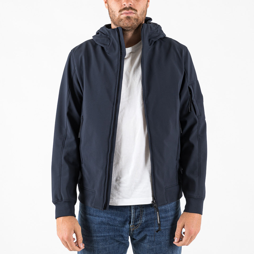 C.P. Shell-R hooded Jacket blu navy