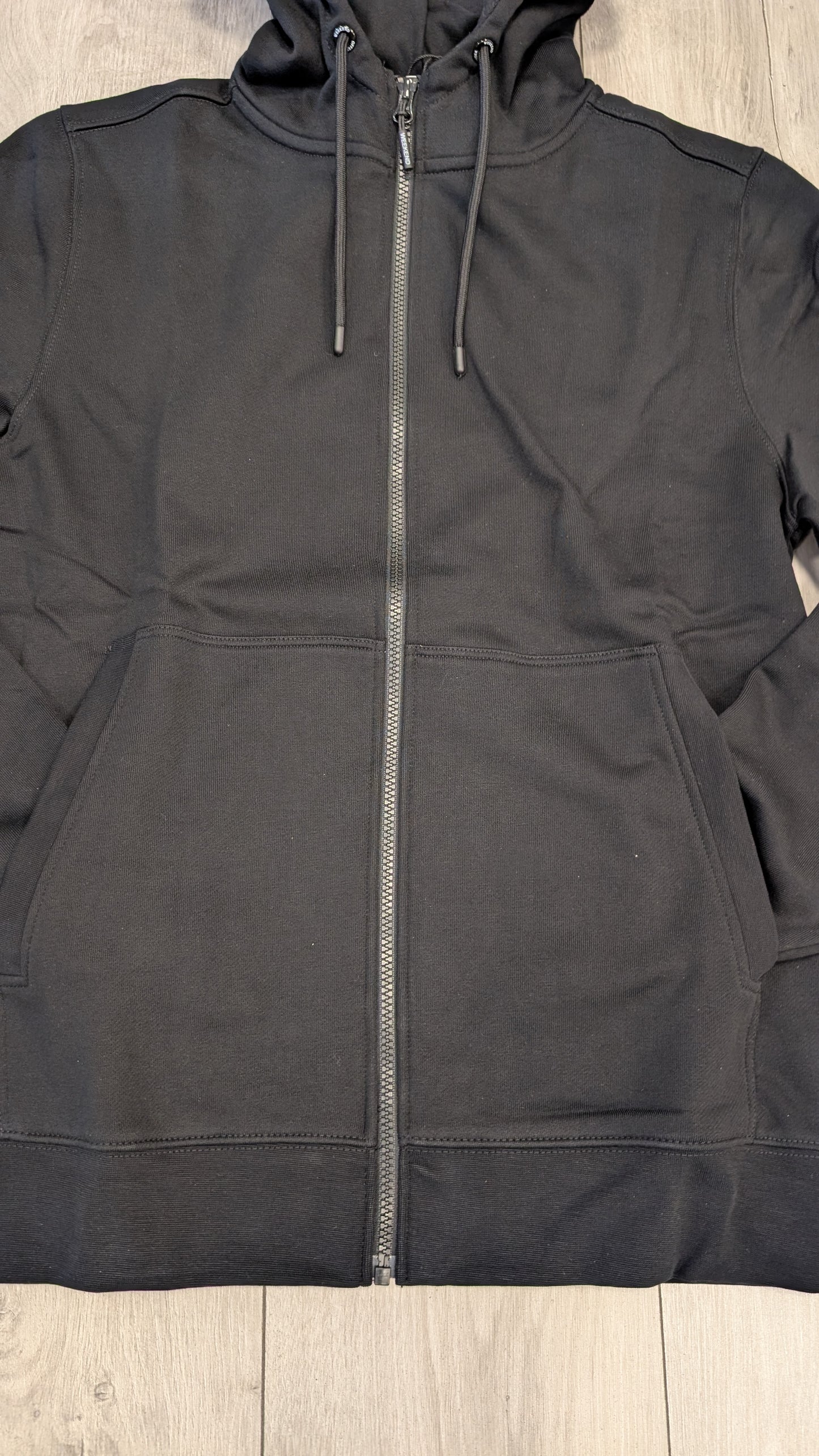 Felpa Paredes full zip nera