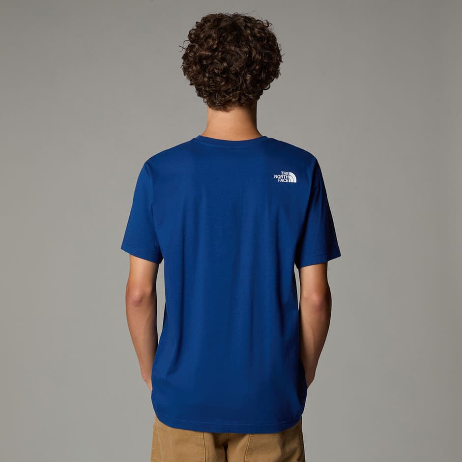 T-shirt Mountain line estate blue