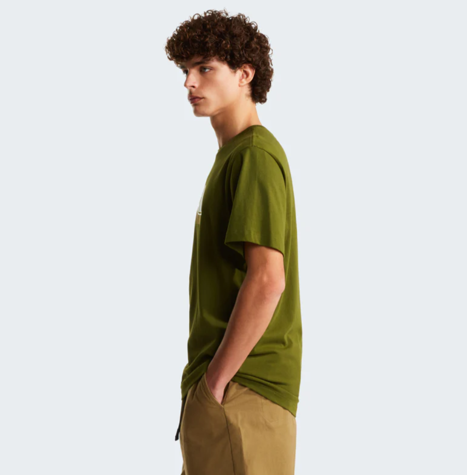 T-shirt Mountain line verde