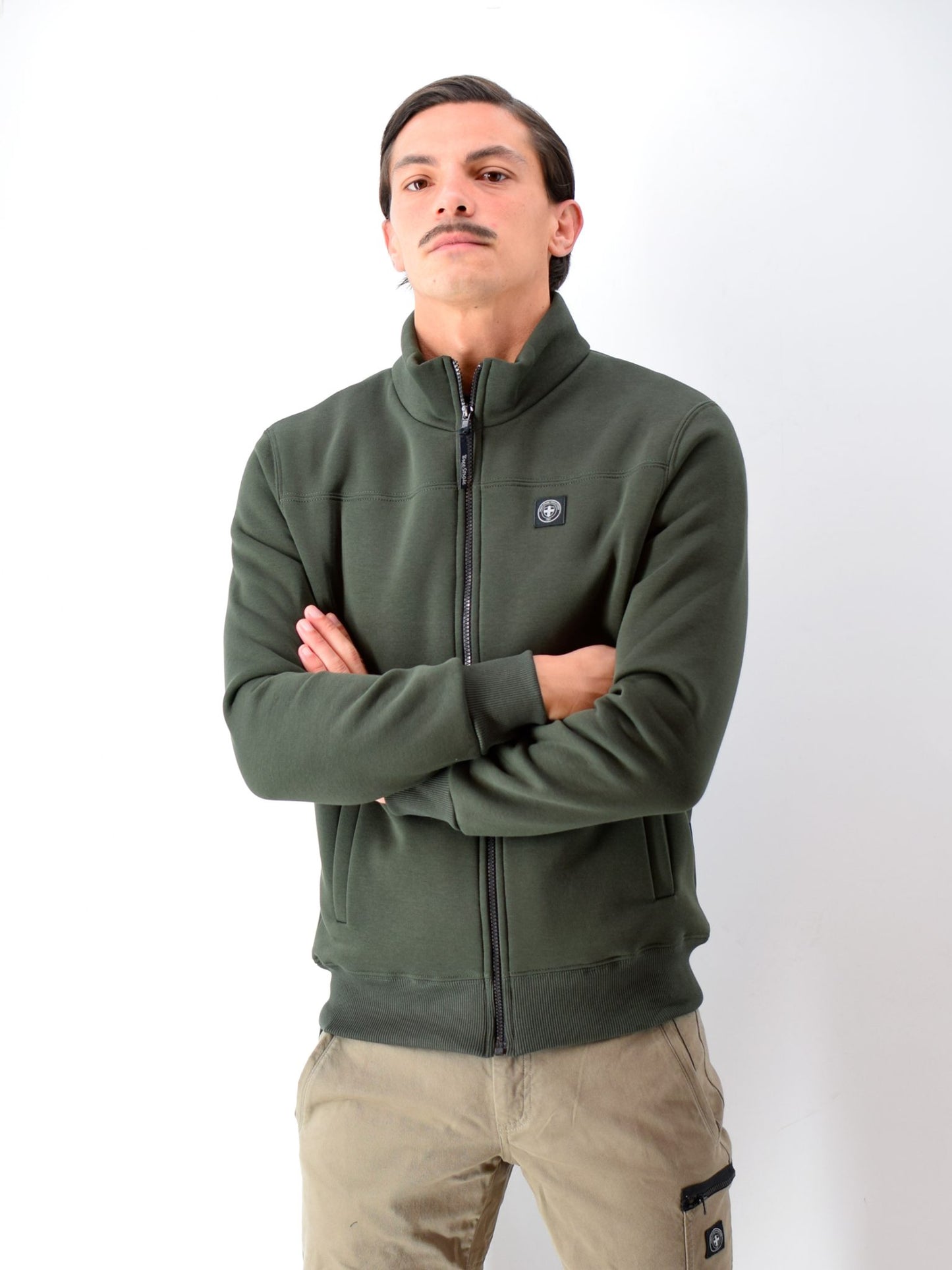 Felpa venator verde militare