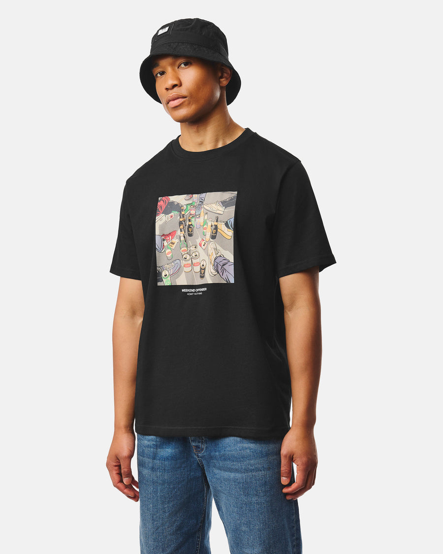 T-shirt Imbibo nera