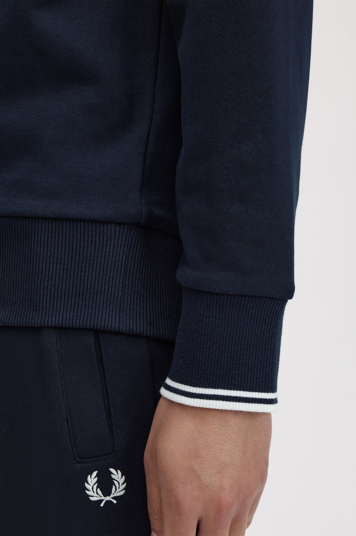 Felpa girocollo navy