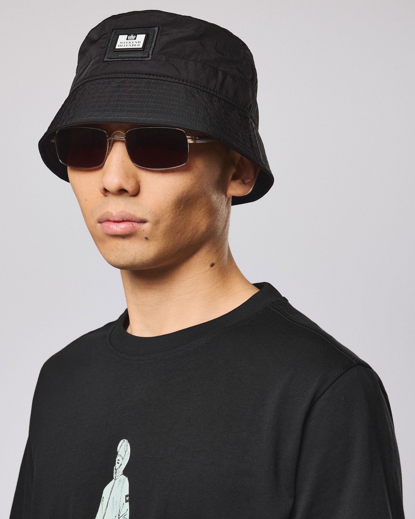 Cappellino da pescatore Long Beach nero