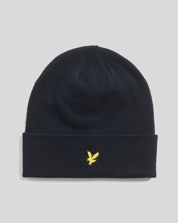 Cuffia merino navy