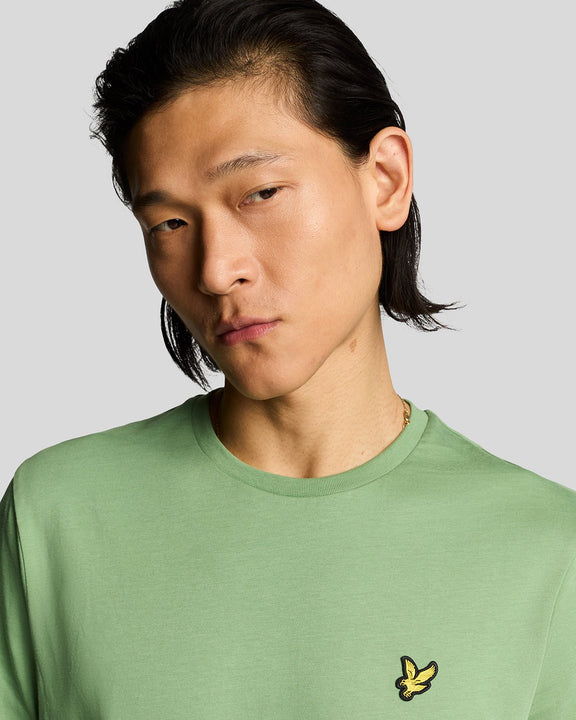 Plain t-shirt smoke green