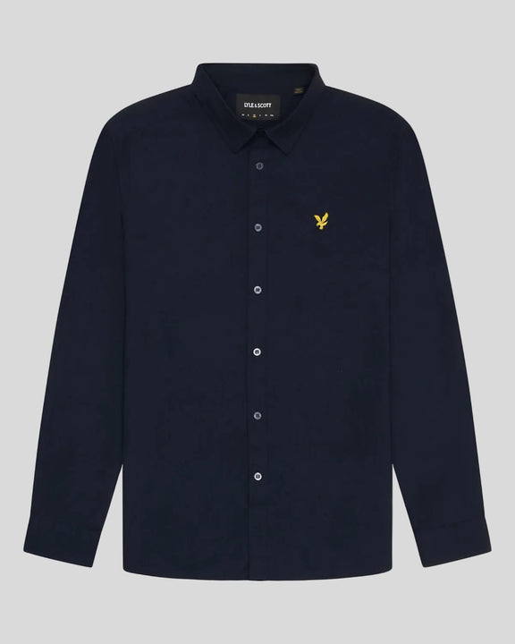 Camicia cotone popelin dark navy
