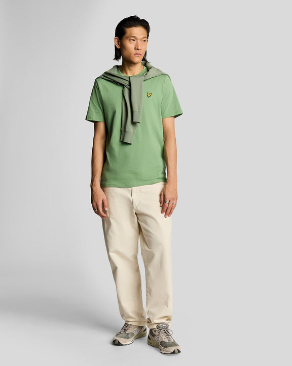 Plain t-shirt smoke green