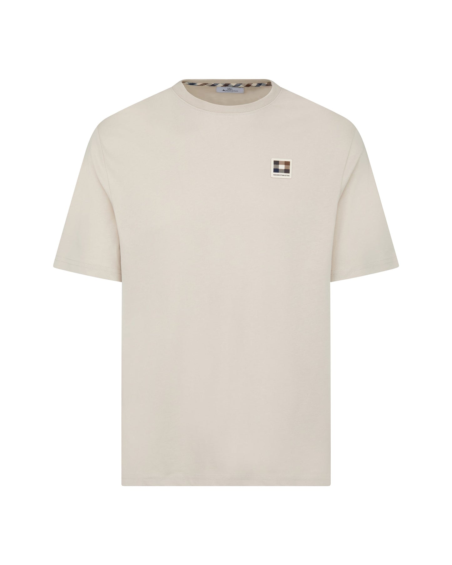 Badge t-shirt beige