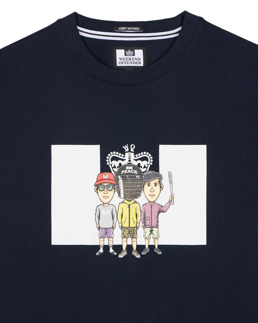T-shirt Weekend blu navy