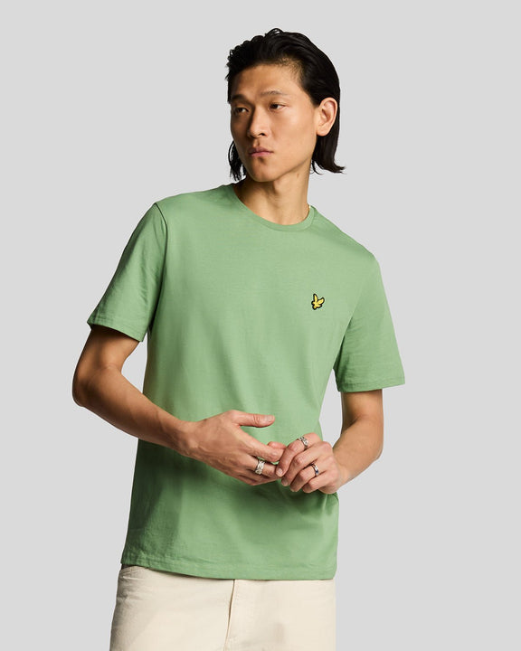 Plain t-shirt smoke green