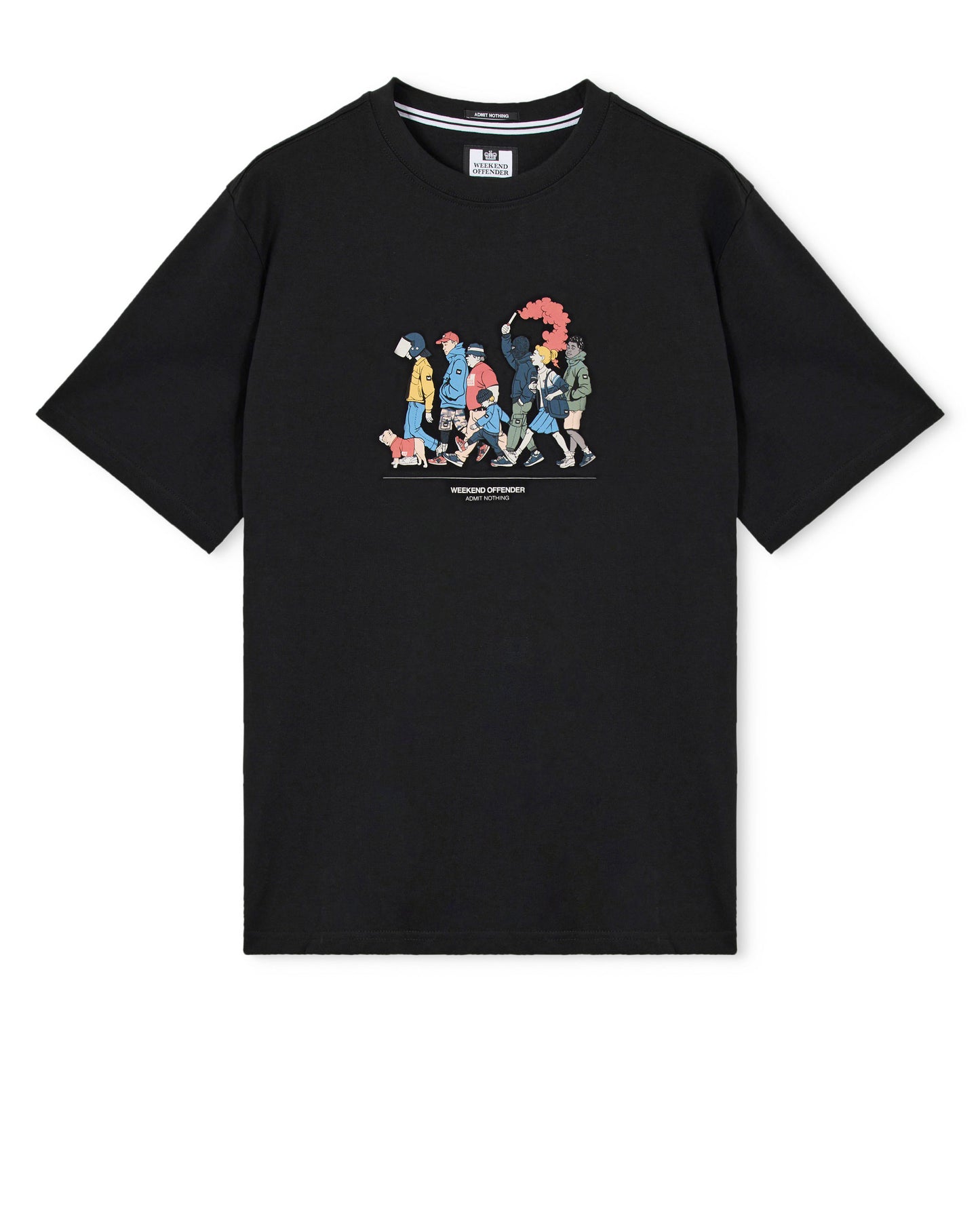 T-shirt Everyone nera