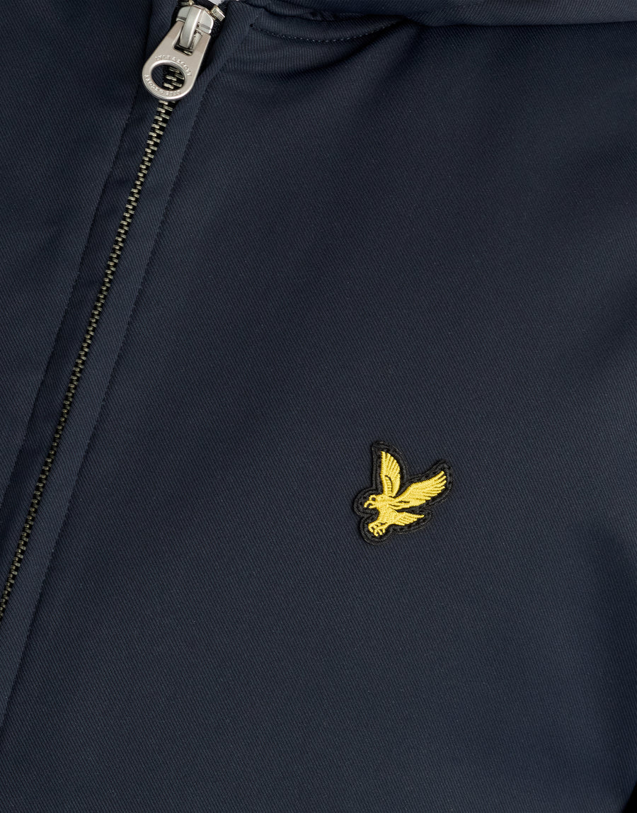 Padded hooded zip trough jacket navy