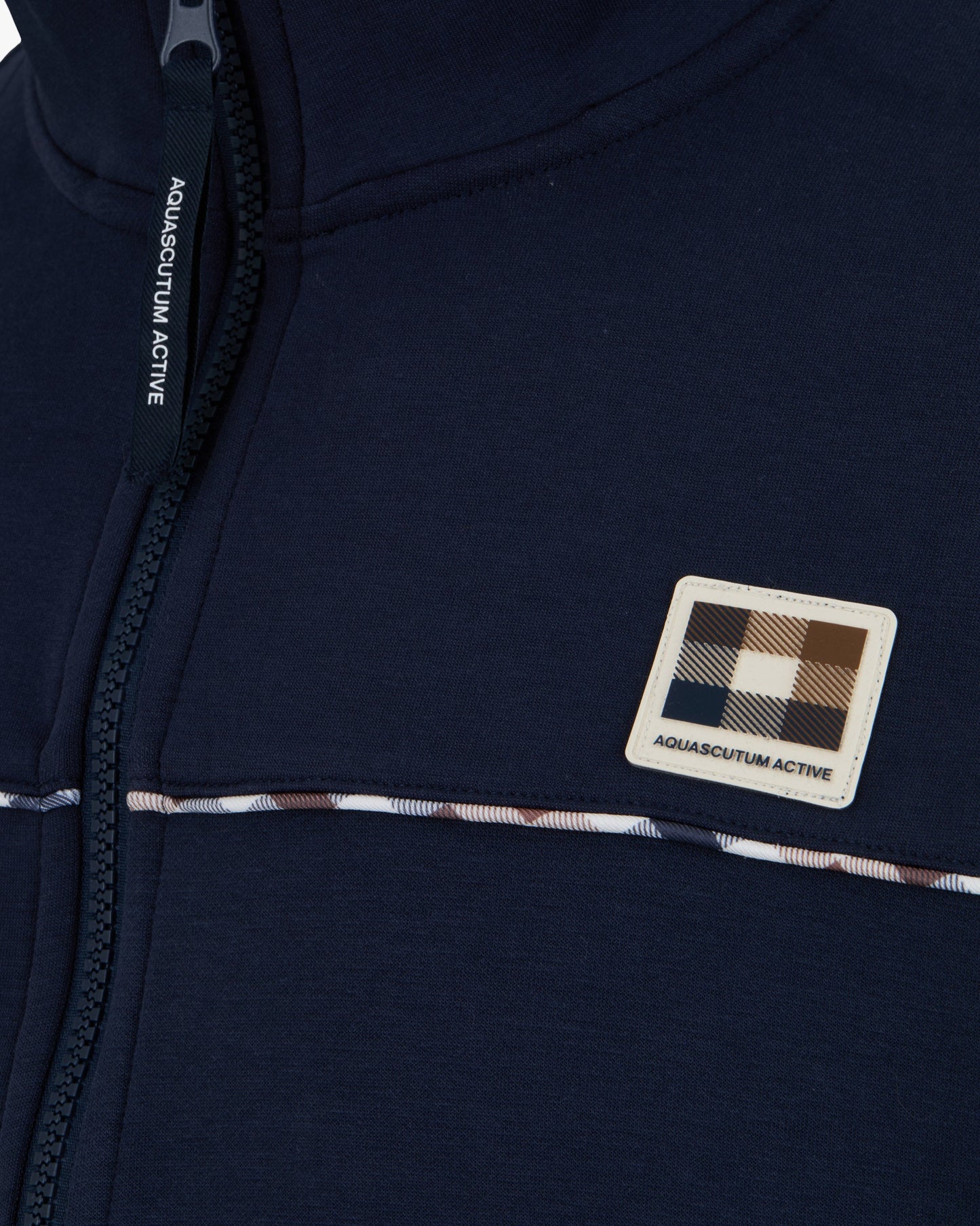 Piping scuba track top navy
