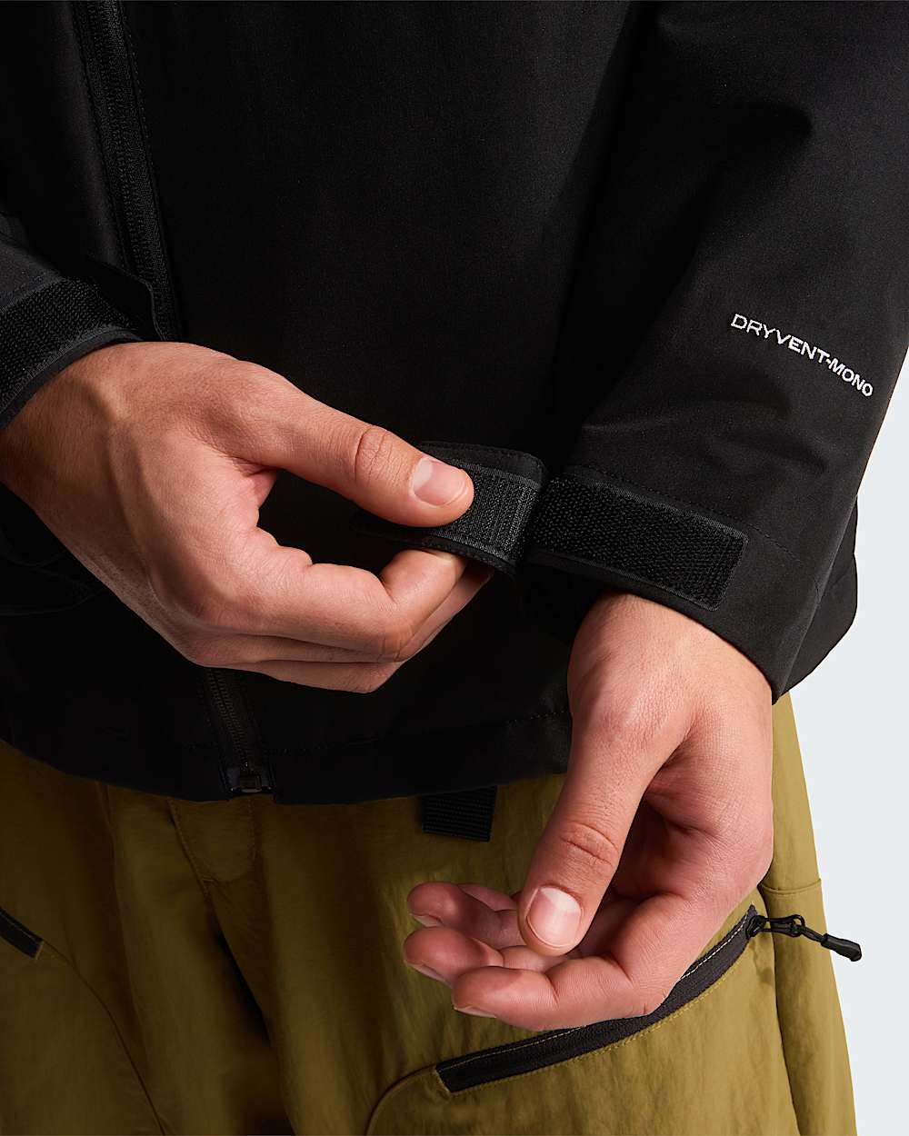 Carto mono triclimate hooded jacket nera