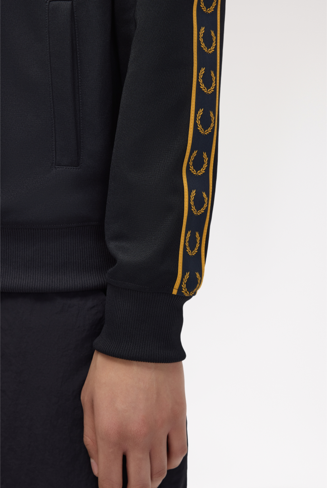 Contrast track Jacket navy