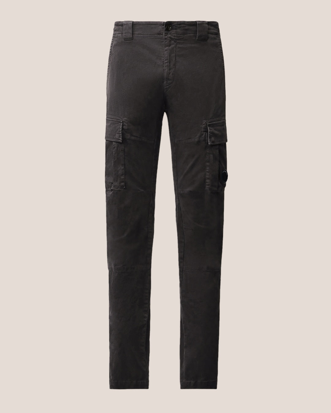 Cargo pants stretch sateen raven