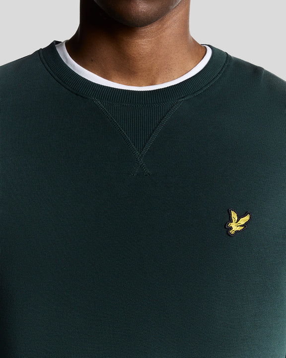 Felpa Crew Neck Sweatshirt dark green