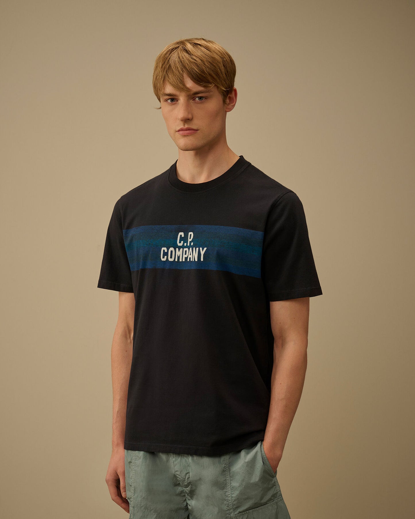 T-shirt short sleeve jersey navy