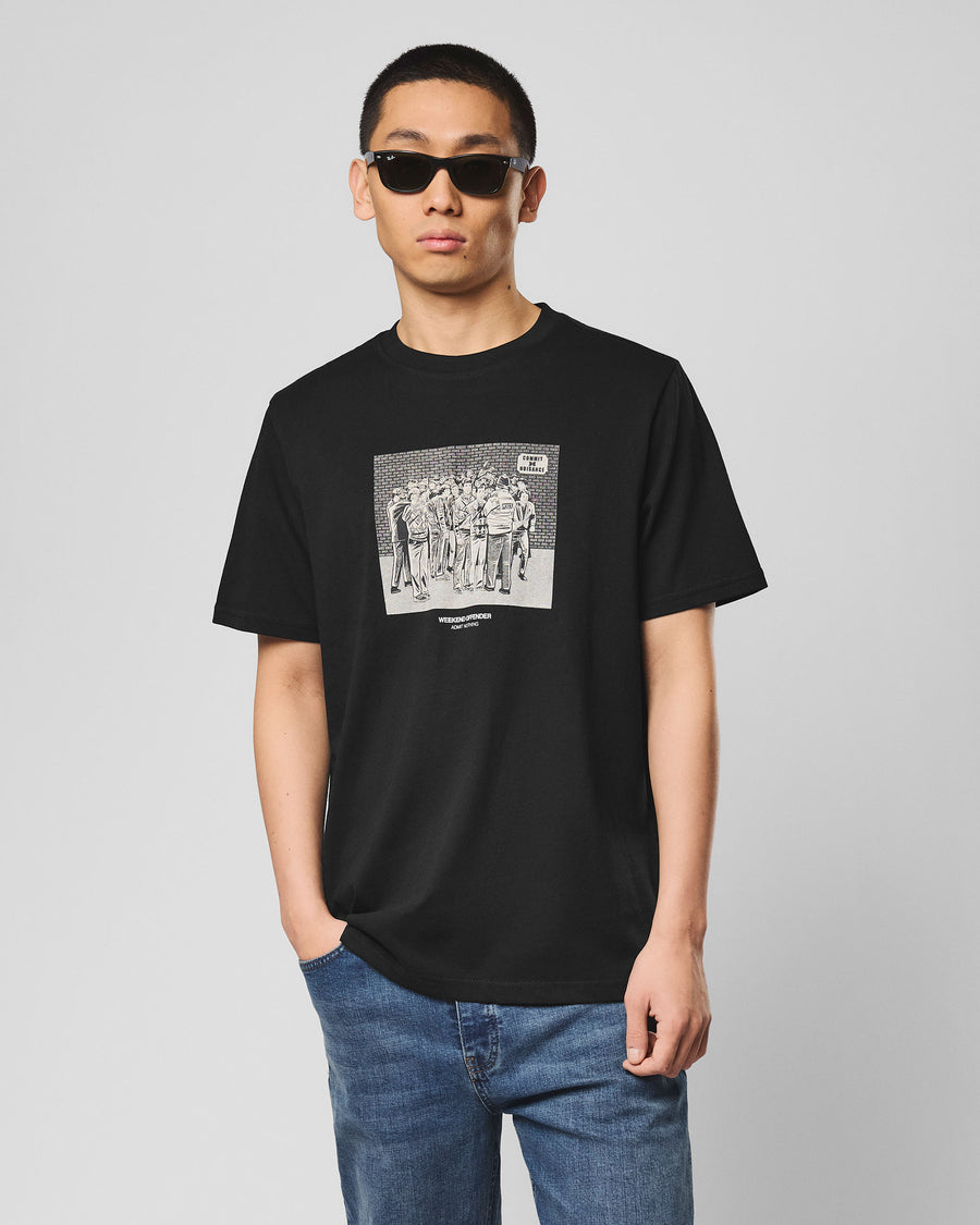 T-shirt Nuisance nera
