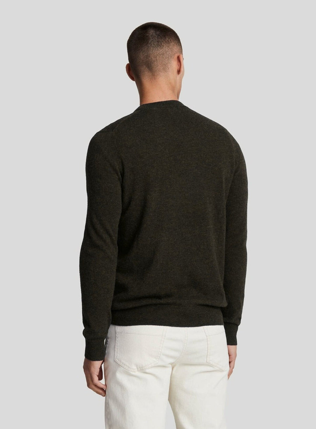 Maglione Lambswool jet black marl