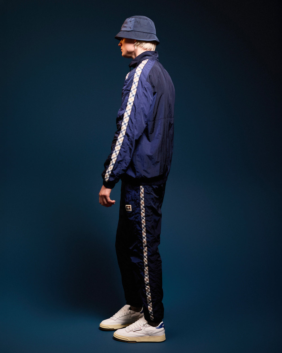 Lamina track top navy