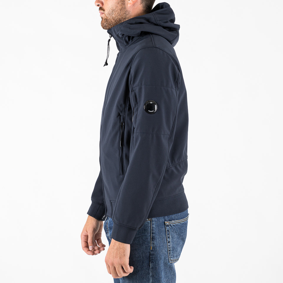 C.P. Shell-R hooded Jacket blu navy