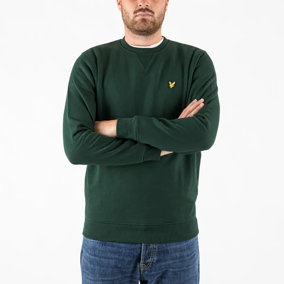 Felpa Crew Neck Sweatshirt dark green