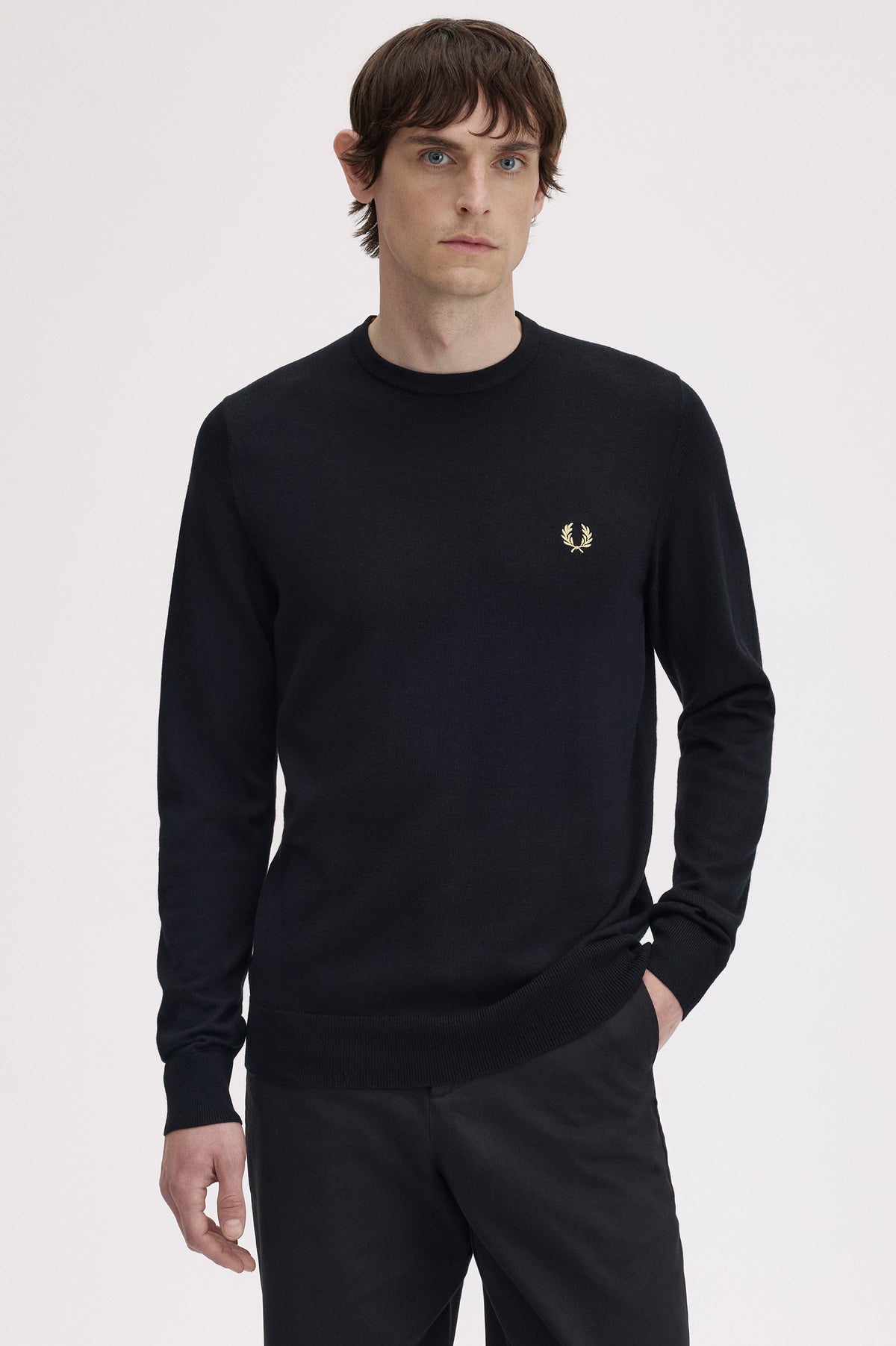 Maglione girocollo nero
