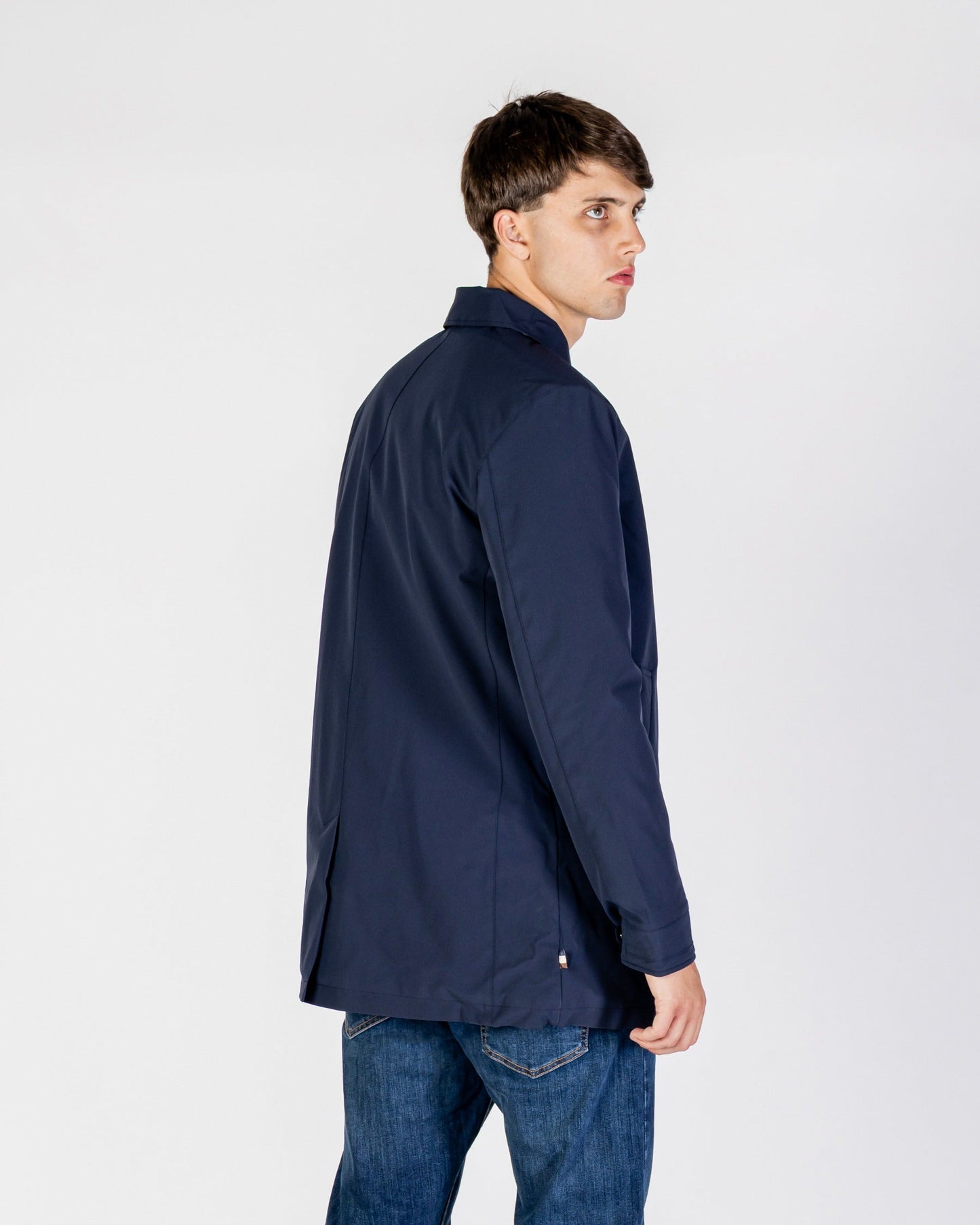 Softshell Trench blu navy