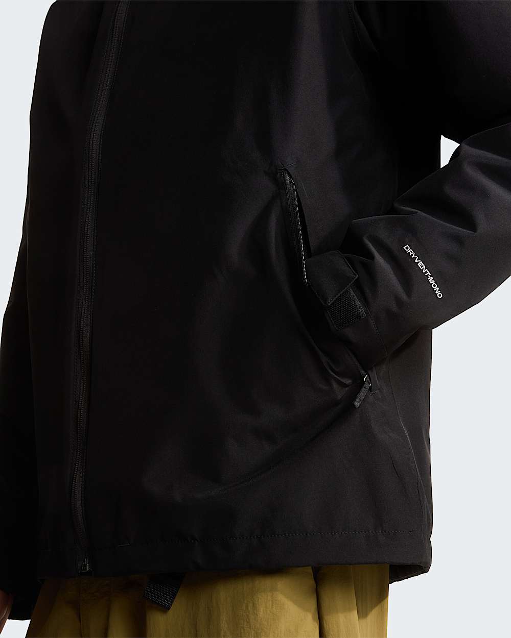 Carto mono triclimate hooded jacket nera