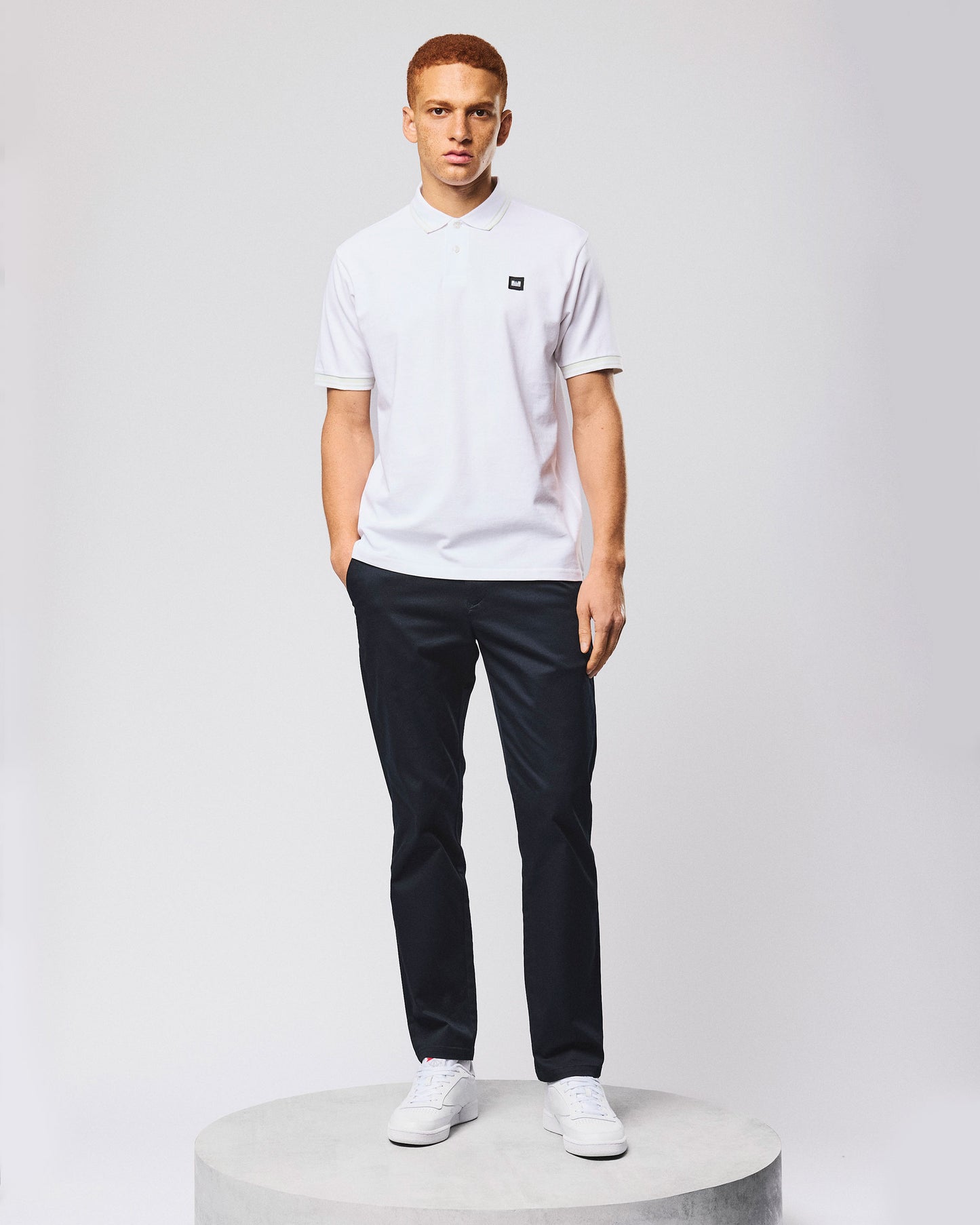 Polo Levanto White/amazonite