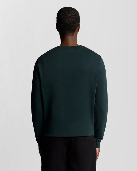Felpa Crew Neck Sweatshirt dark green
