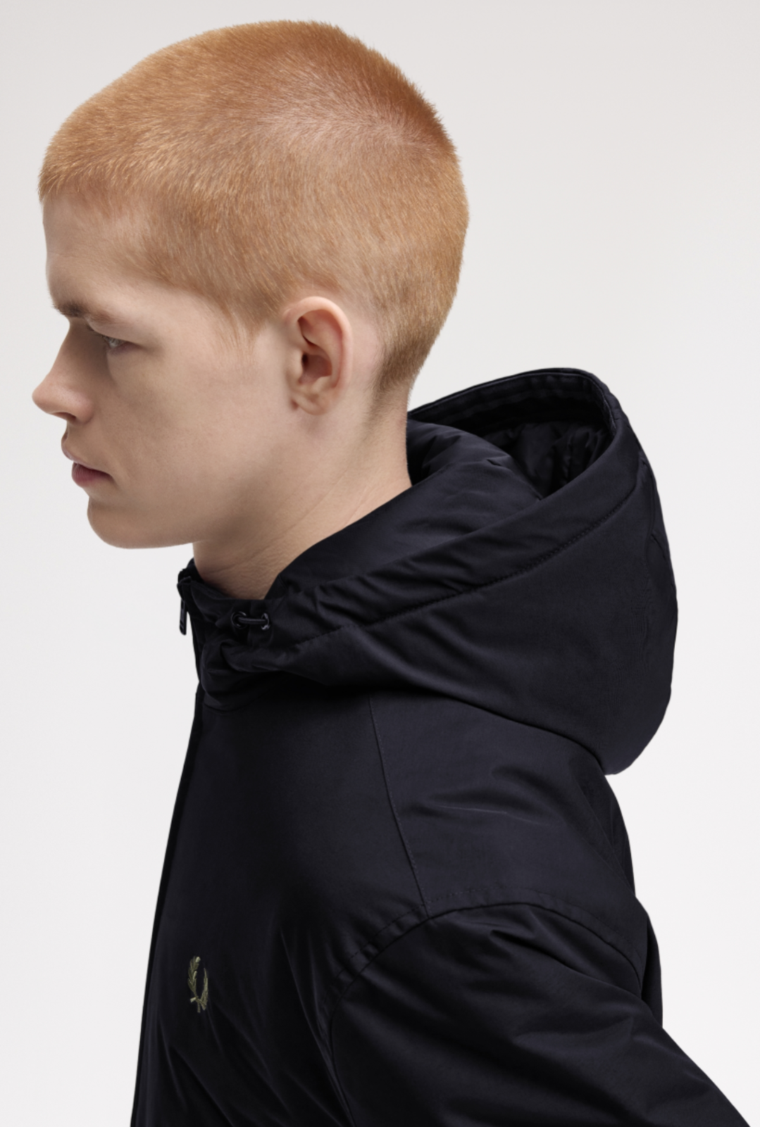 Hooded Bentham jacket nera