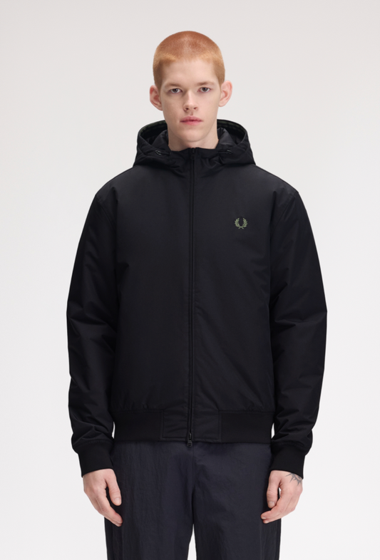 Hooded Bentham jacket nera