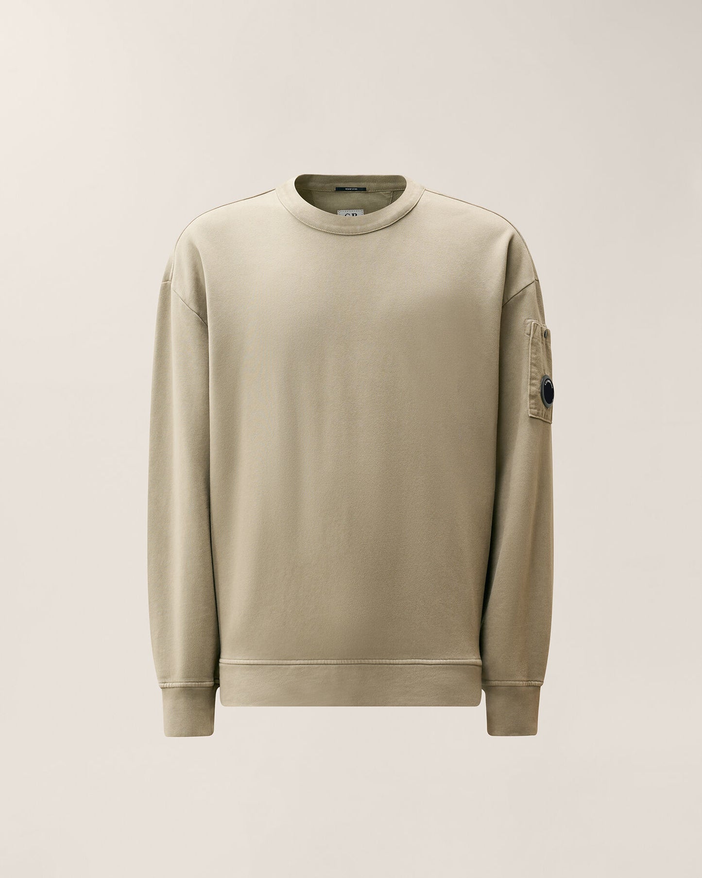 Brushed and Emerized Diagonal sweatshirt fallen rock