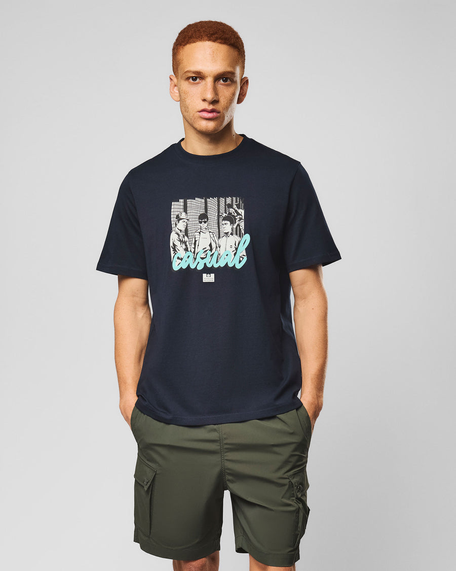 T-shirt Terrace navy