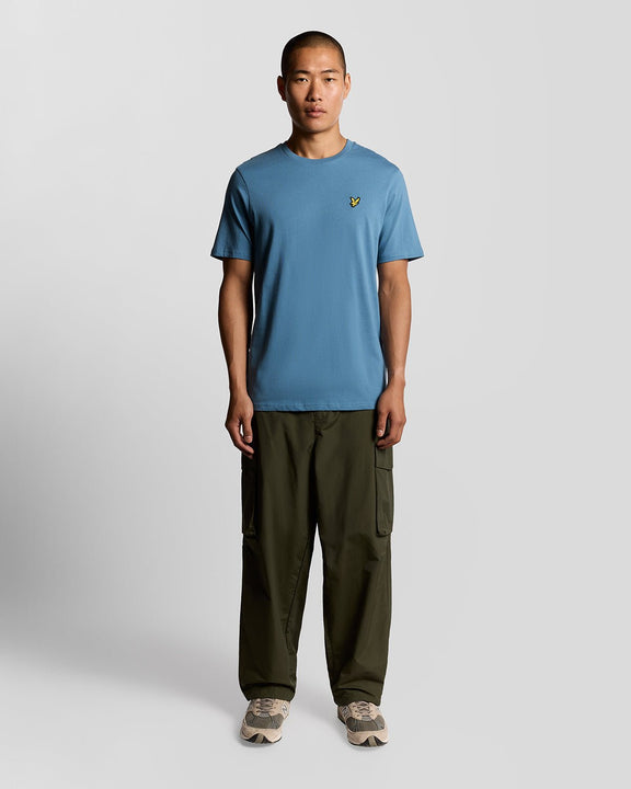 Plain t-shirt Sapphire blue