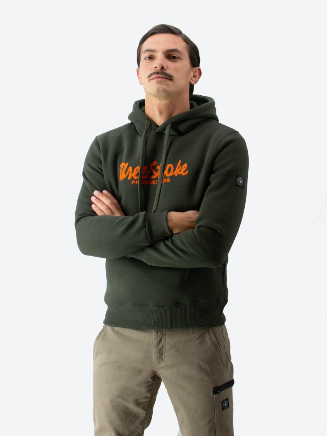 Felpa Classic verde militare