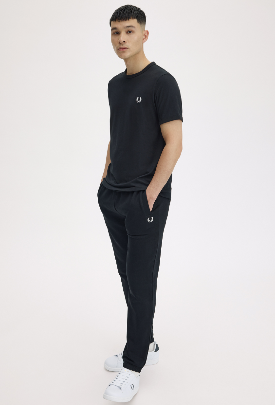 Ringer t-shirt nera