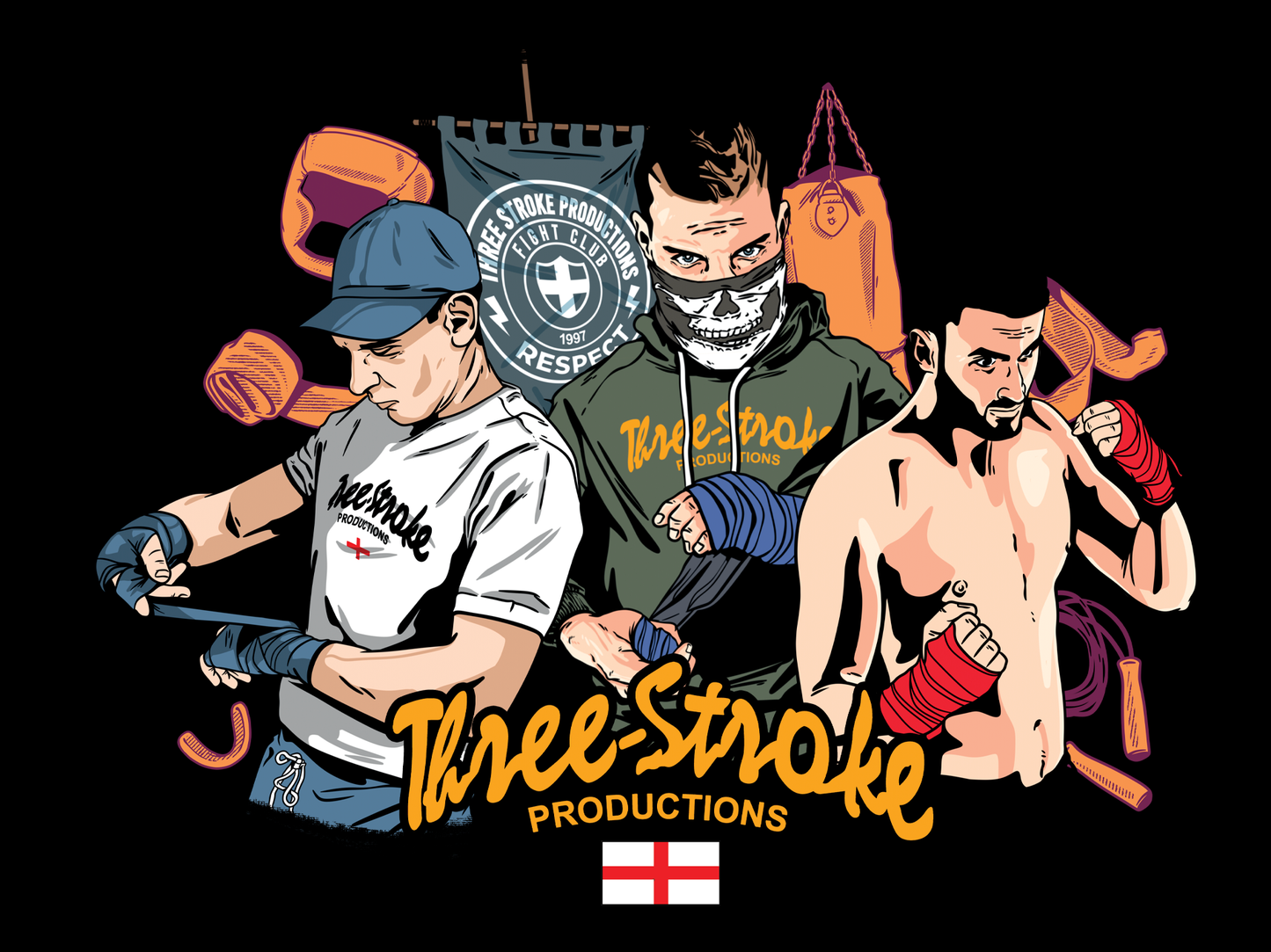 T-shirt Fight club nera