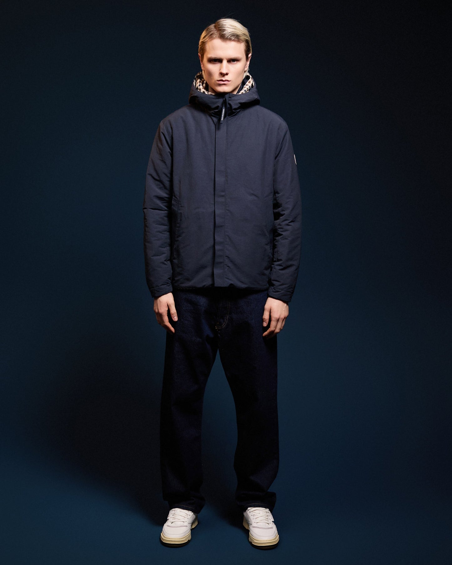 Cotyl-CN reversibile jacket navy