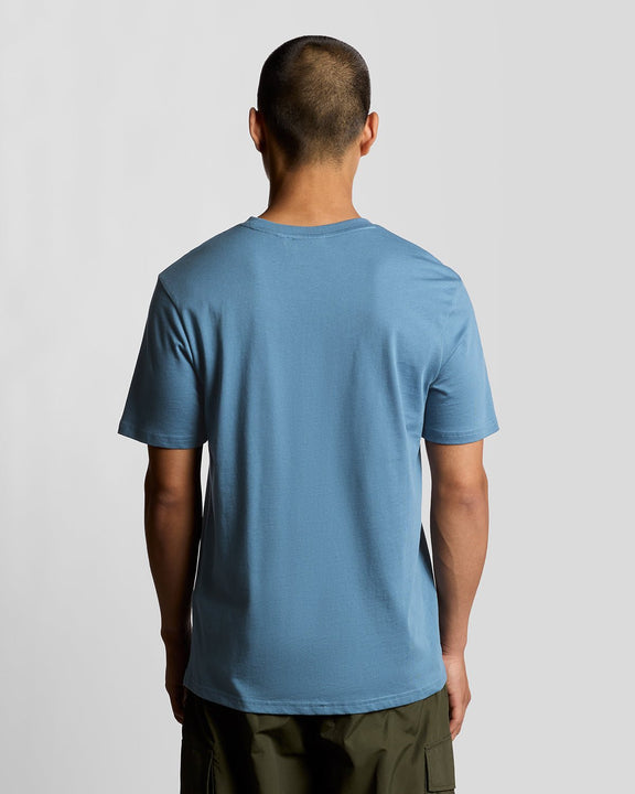 Plain t-shirt Sapphire blue