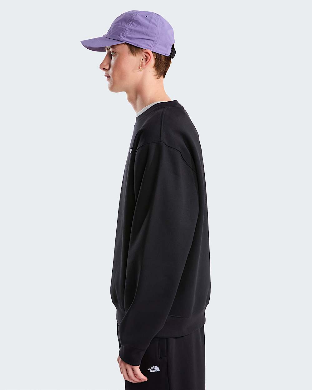 Felpa girocollo simple dome nera